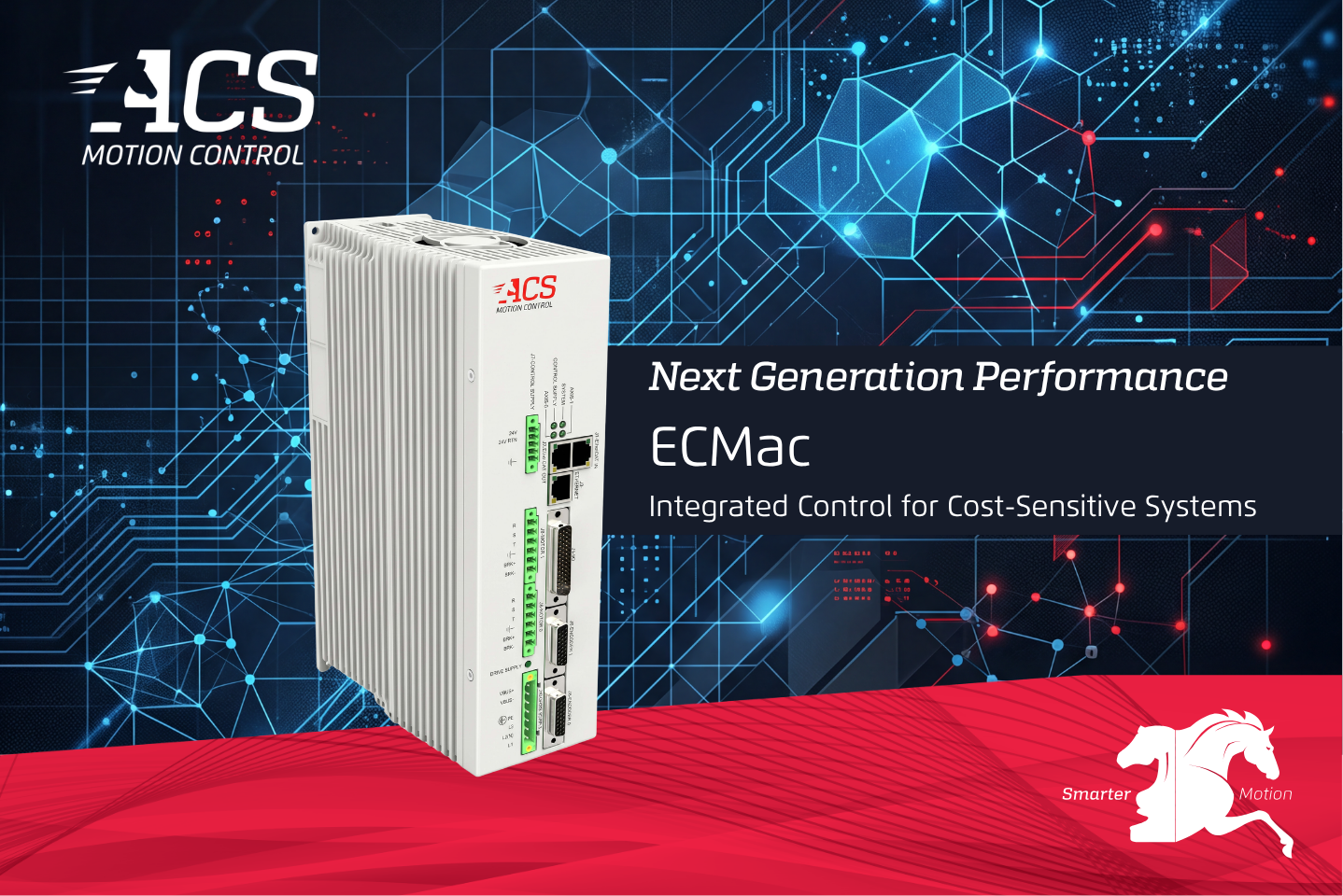 ACS Motion Control Announces ECMac: Strengthening the ECM Family of Compact, Cost‑Optimized Integrated Motion Controllers